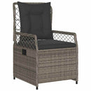 Have Spisebordssæt 3 pcs Grå polyrattan