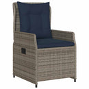 Have Spisebordssæt med pude 5 pcs Grå Poly rattan