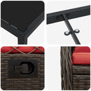Have Spisebordssæt 5 pcs Brun polyrattan