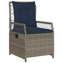 Have Spisebordssæt 5 pcs Grå polyrattan