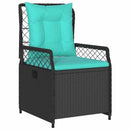 Have Spisebordssæt 5 pcs Sort polyrattan