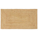 Områdetæpper Naturfarvet 80 x 200 cm Jute