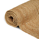 Områdetæpper Naturfarvet 120 x 170 cm Jute