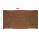 Område tæppe Grå 80 x 250 cm Jute