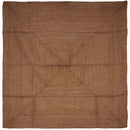 Område tæppe Grå 200 x 200 cm Jute