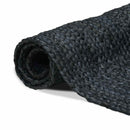 Områdetæpper Rektangulær Mørkegrå 80 x 250 cm Jute