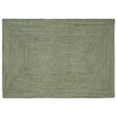 Områdetæpper Rektangulær Olivengrøn 120 x 170 cm Jute