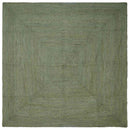 Områdetæpper Firkantet Olivengrøn 300 x 300 cm Jute