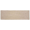 Områdetæpper Natur og hvid 60 x 250 cm Jute