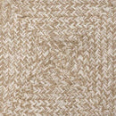 Områdetæpper Natur og hvid 80 x 200 cm Jute