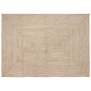 Områdetæpper Natur og hvid 240 x 340 cm Jute