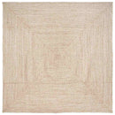 Områdetæpper Natur og hvid 300 x 300 cm Jute