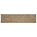 Områdetæpper Naturfarvet og sort 60 x 200 cm Jute