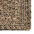 Områdetæpper Naturfarvet og sort 200 x 290 cm Jute
