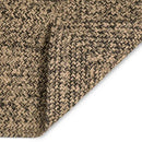 Områdetæpper Naturfarvet og sort 300 x 300 cm Jute