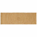 Områdetæpper Naturfarvet 80 x 200 cm Jute