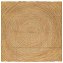 Områdetæpper Naturfarvet 240 x 240 cm Jute