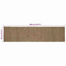 Områdetæpper Grå 80 x 400 cm Jute