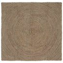 Områdetæpper Grå 160 x 160 cm Jute