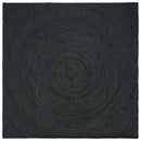 Områdetæpper Mørkegrå 200 x 200 cm Jute