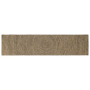 Områdetæpper Naturfarvet og sort 60 x 250 cm Jute