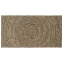 Områdetæpper Naturfarvet og sort 80 x 150 cm Jute
