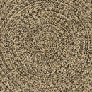 Områdetæpper Naturfarvet og sort 160 x 230 cm Jute