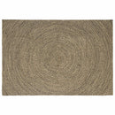 Områdetæpper Naturfarvet og sort 200 x 290 cm Jute