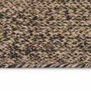 Områdetæpper Sort 152 x 245 cm Jute