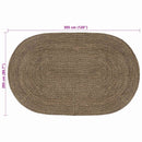 Områdetæpper Sort 205 x 305 cm Jute