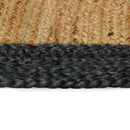 Områdetæpper Mørkegrå 80 x 300 cm Jute