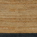 Områdetæpper Mørkegrå 160 x 230 cm Jute