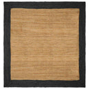 Områdetæpper Mørkegrå 200 x 200 cm Jute