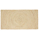 Områdetæpper Hvid 80 x 150 cm Jute