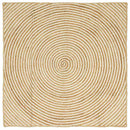 Områdetæpper Hvid 160 x 160 cm Jute