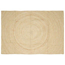 Områdetæpper Hvid 160 x 230 cm Jute