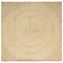 Områdetæpper Hvid 240 x 240 cm Jute