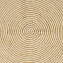 Områdetæpper Hvid 300 x 300 cm Jute