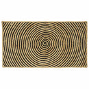 Områdetæpper Sort 60 x 110 cm Jute