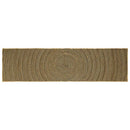 Områdetæpper Sort 80 x 300 cm Jute