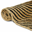 Områdetæpper Sort 100 x 200 cm Jute