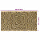 Områdetæpper Sort 100 x 200 cm Jute