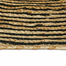 Områdetæpper Sort 120 x 170 cm Jute