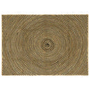 Områdetæpper Sort 120 x 170 cm Jute