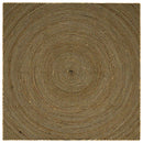 Områdetæpper Sort 300 x 300 cm Jute