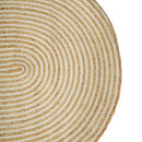 Områdetæpper Natur og hvid 205 x 305 cm Jute