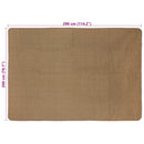 Område tæppe Lys Brun 200 x 290 cm Jute
