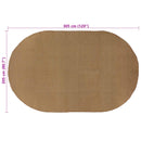 Områdetæpper Naturfarvet 205 x 305 cm Jute