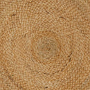 Områdetæpper Naturfarvet Ø 210 cm Jute