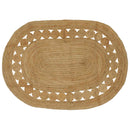 Områdetæpper Naturfarvet 122 x 183 cm Jute